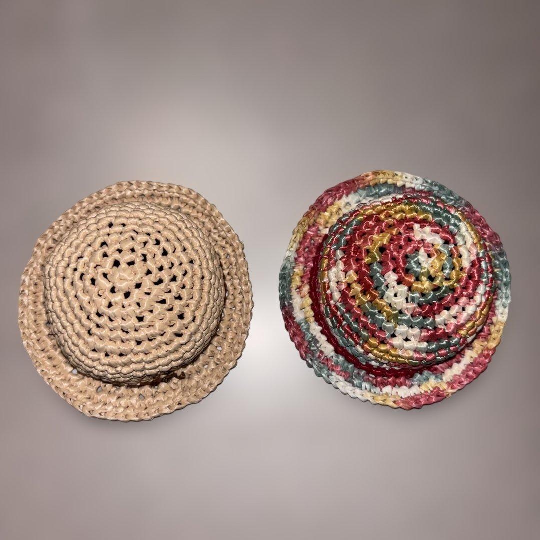 もすもすたん出品　 ロボホンのキャリーポーチ２つと麦わら帽子4つ