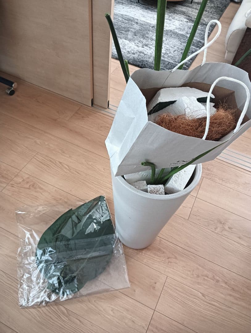 フェークグリーン大型サイズ観葉植物 人工 樹木 バナナツリー