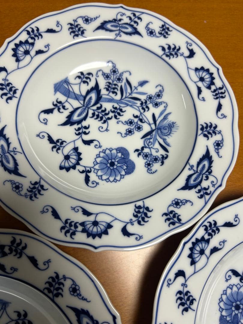 Blue Danube 中皿　スープ　5枚セット