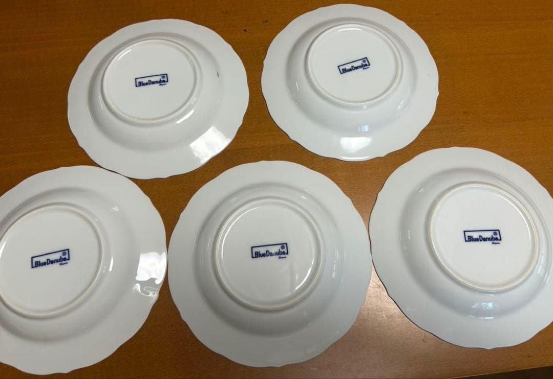 Blue Danube 中皿　スープ　5枚セット
