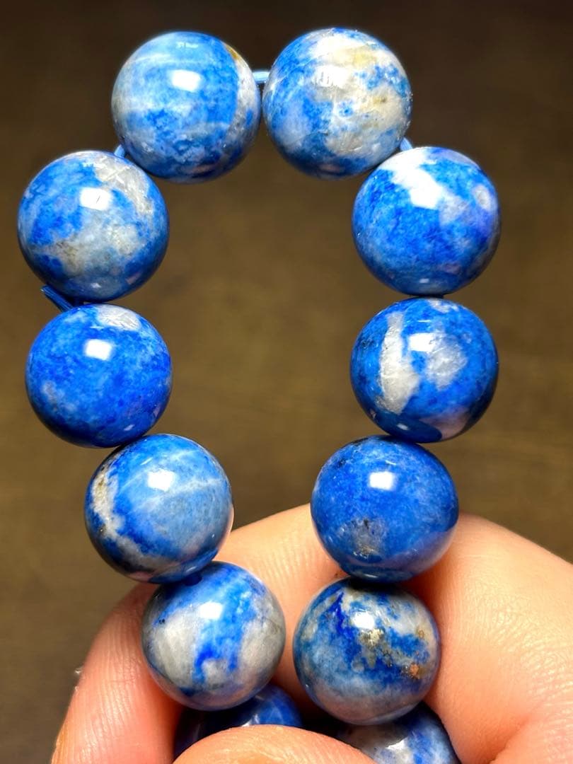 【希少・大玉】天然石 アフガナイト ブレスレット12㎜（新品未使用）超希少！！