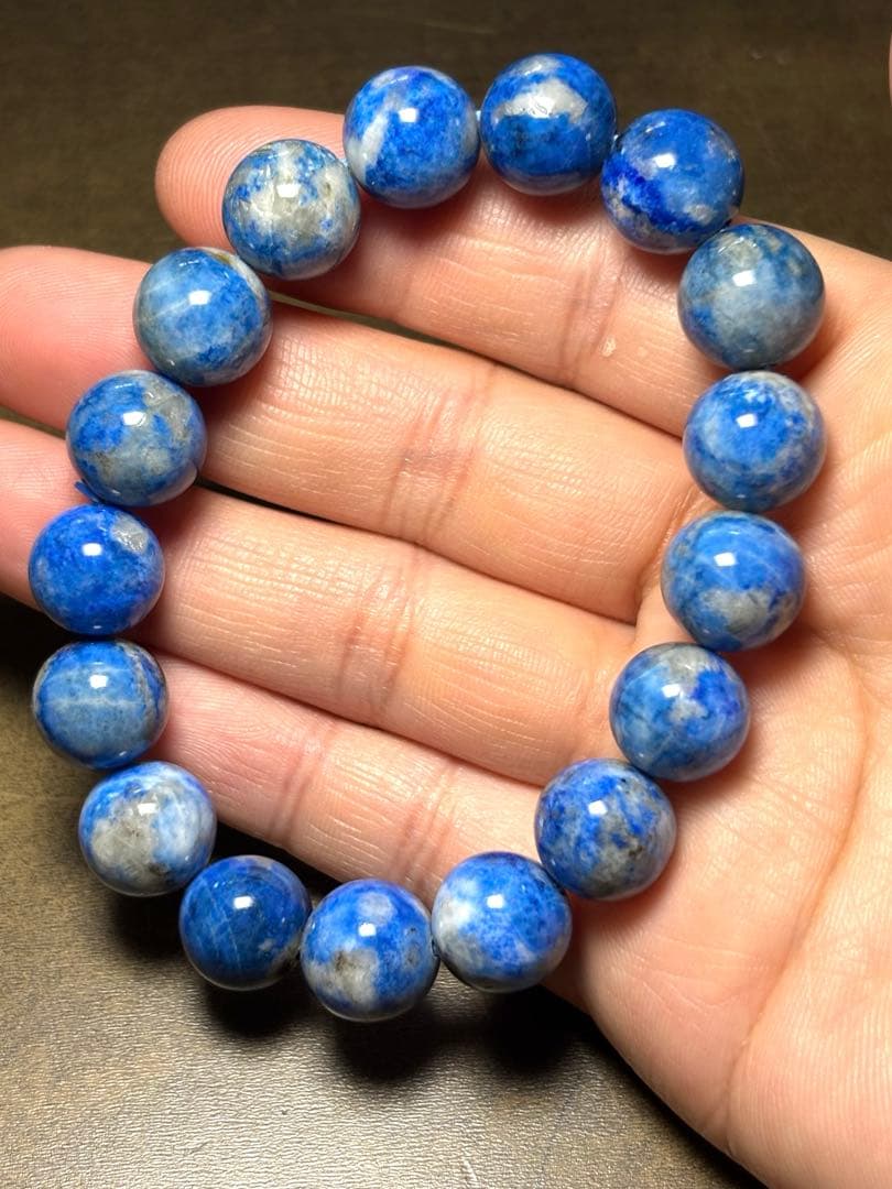 【希少・大玉】天然石 アフガナイト ブレスレット12㎜（新品未使用）超希少！！