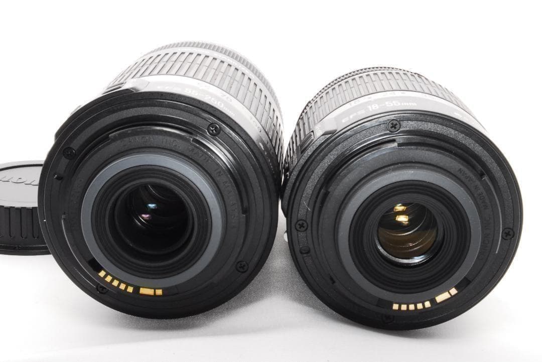 初心者◎Canon Kiss X4 ダブルレンズ ショット121回 手振れ補正