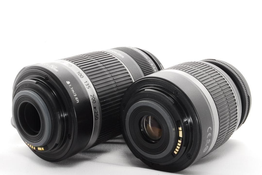 初心者◎Canon Kiss X4 ダブルレンズ ショット121回 手振れ補正