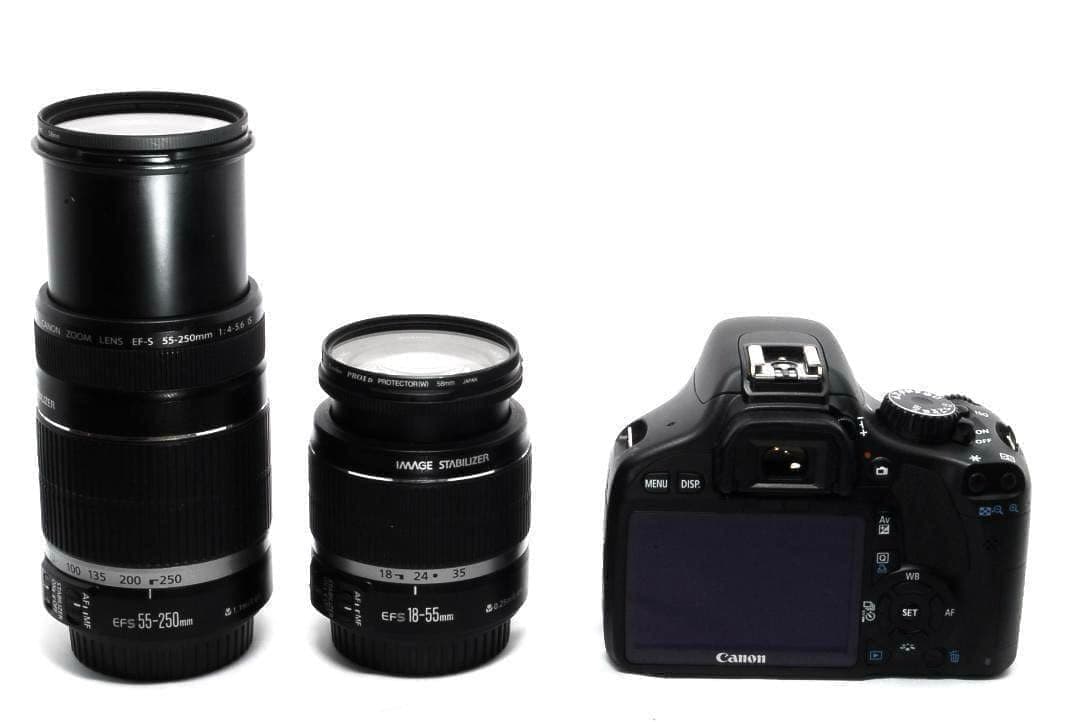 初心者◎Canon Kiss X4 ダブルレンズ ショット121回 手振れ補正