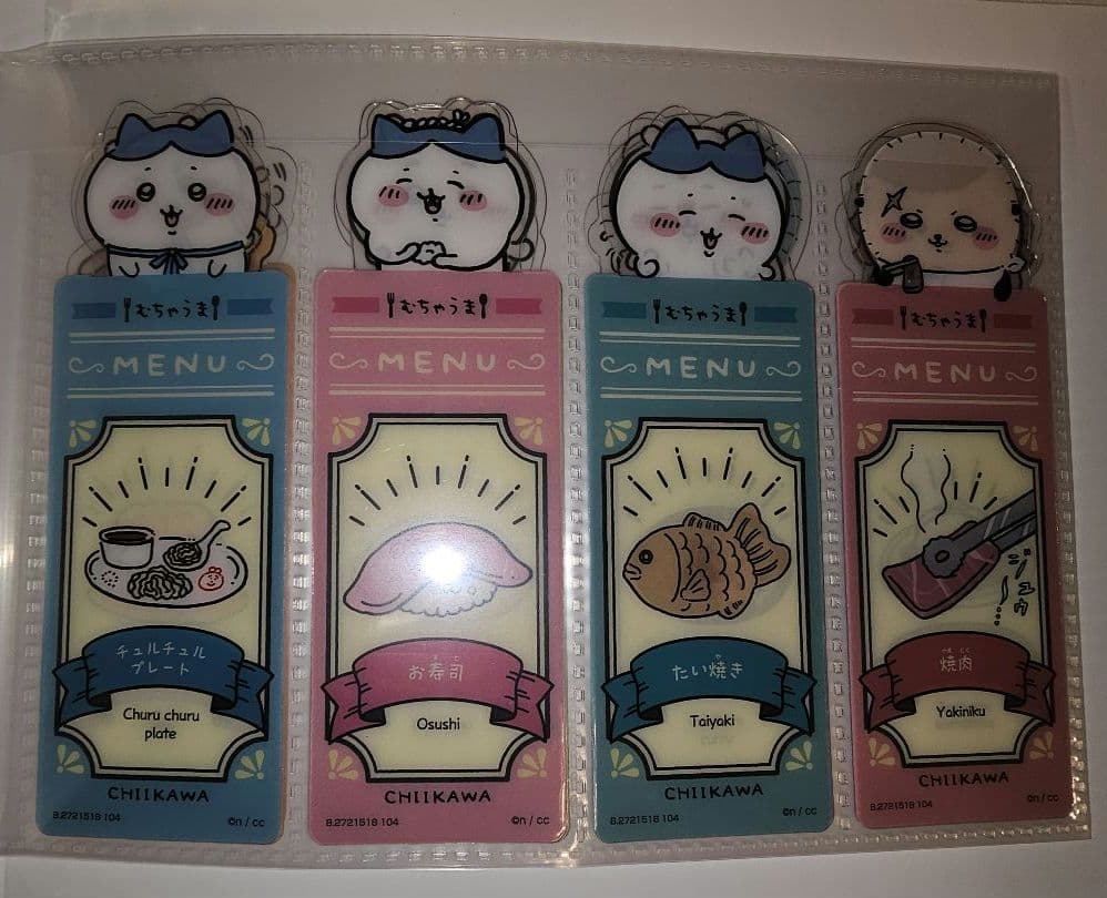 ​ちいかわ ブックマークコレクション ファイル＆27枚 レストラン チョココンプ