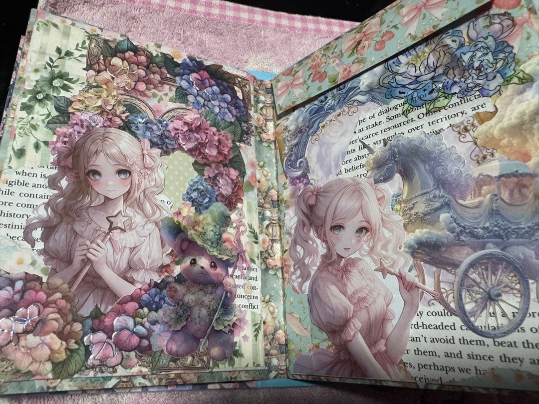 女の子のおすそ分けファイル　ブルー系