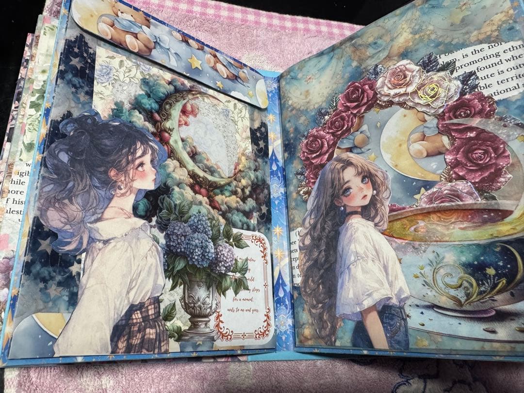 女の子のおすそ分けファイル　ブルー系