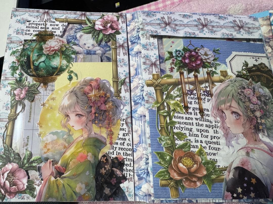 女の子のおすそ分けファイル　ブルー系