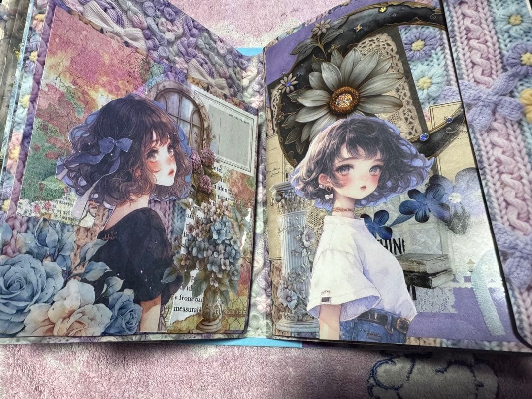 女の子のおすそ分けファイル　ブルー系