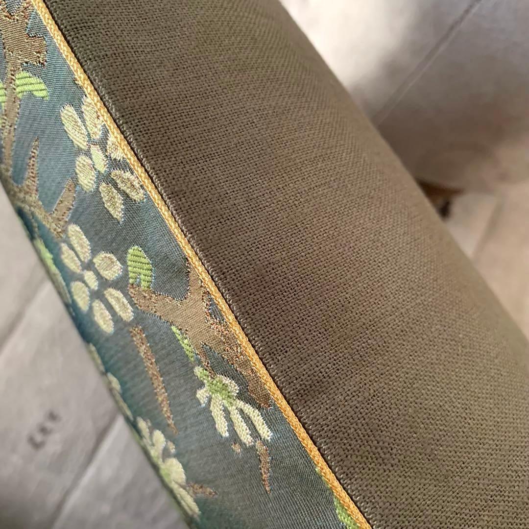 クンユ　#966 クッションカバー　44角 ブラックソーン