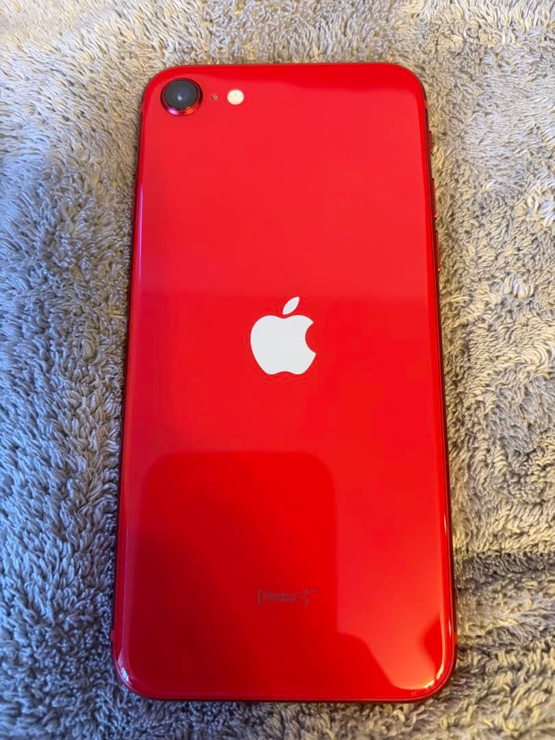 美品 iPhone SE 第2世代 128GB 赤 社外バッテリー