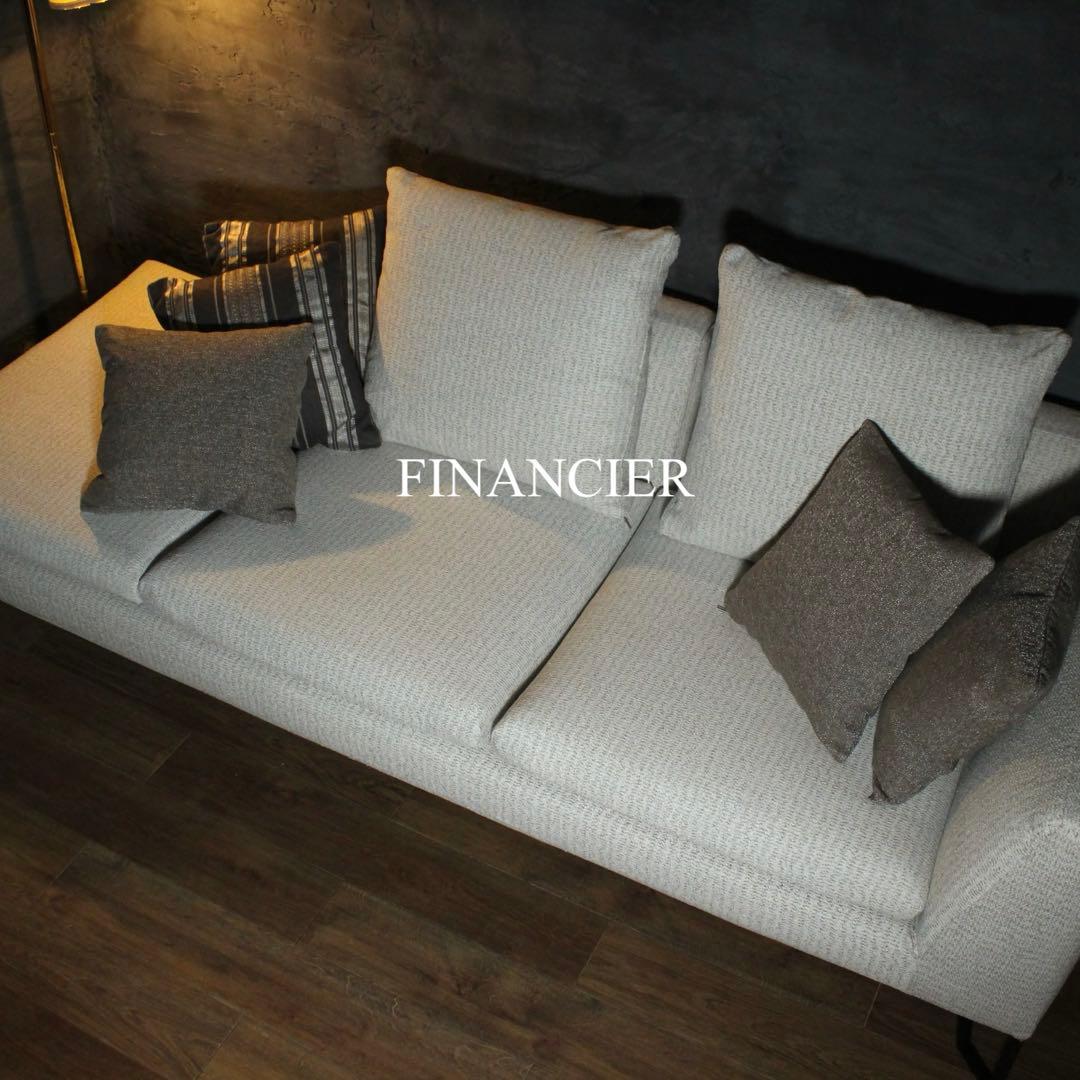 全国送無料、首都圏2.4万割引〜 フクラ フィナンシェ80.6万 フェザーソファ