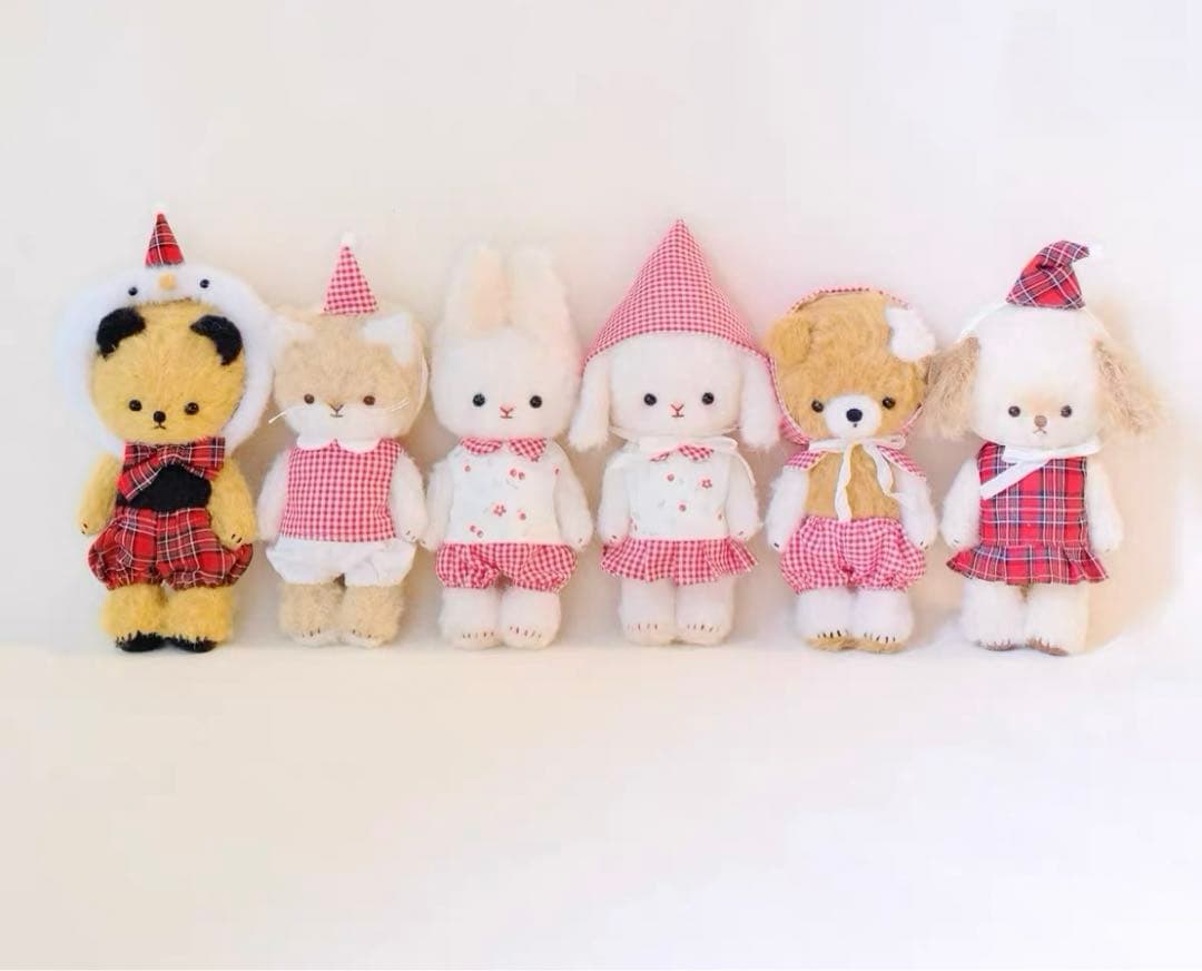 仲良しフレンズ 仔犬 アーティストベア 海外作家 ハンドメイド ぬいぐるみ