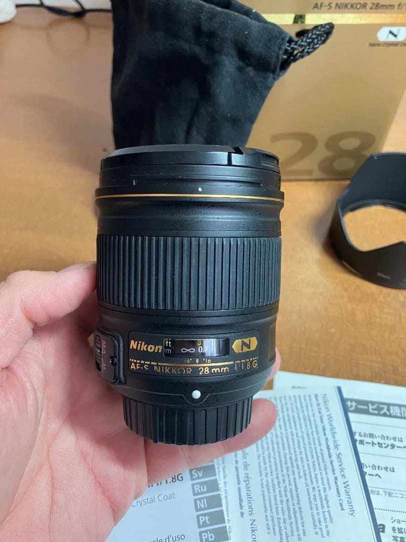 ニコン Nikon AF-S NIKKOR 28mm f/1.8G 箱付き