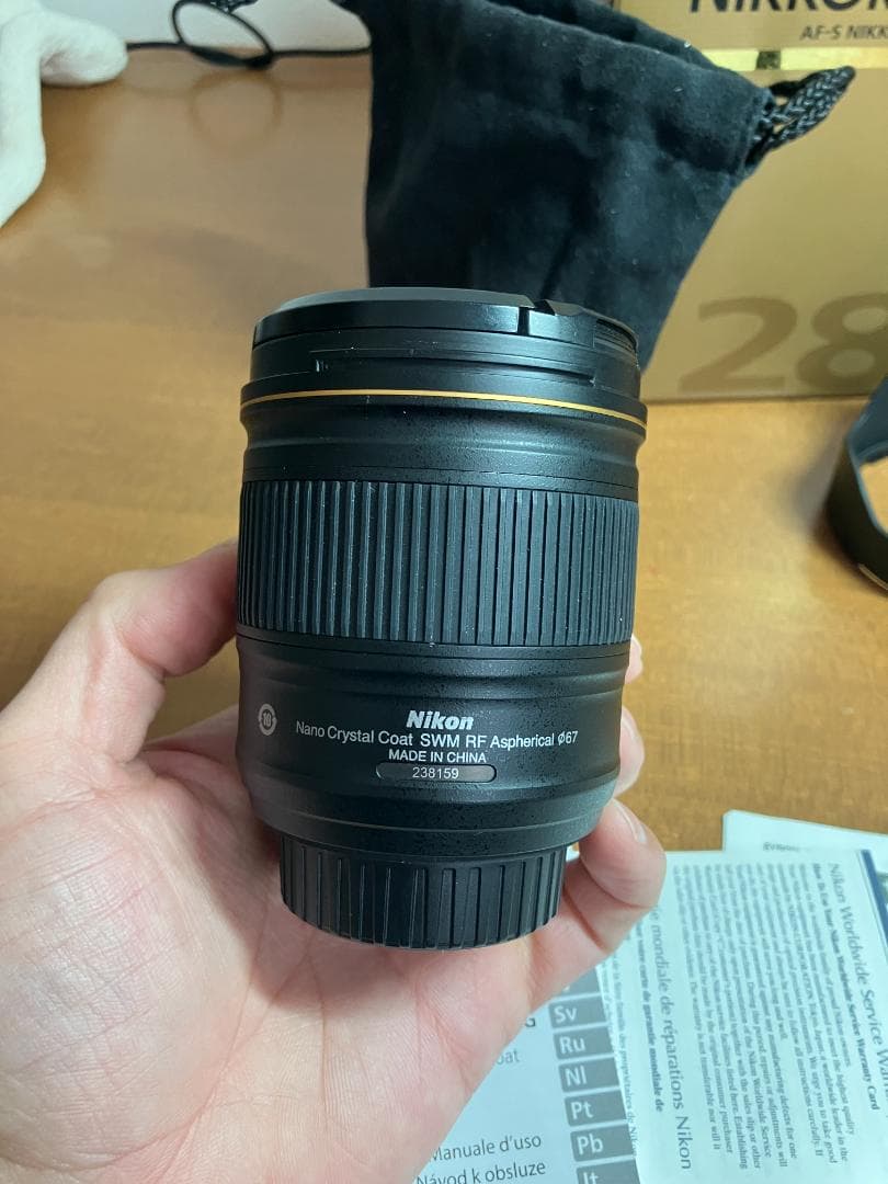 ニコン Nikon AF-S NIKKOR 28mm f/1.8G 箱付き