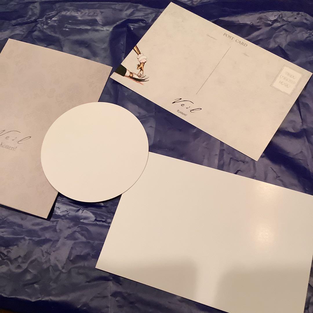 コテリ　veil 特典カード　コースター