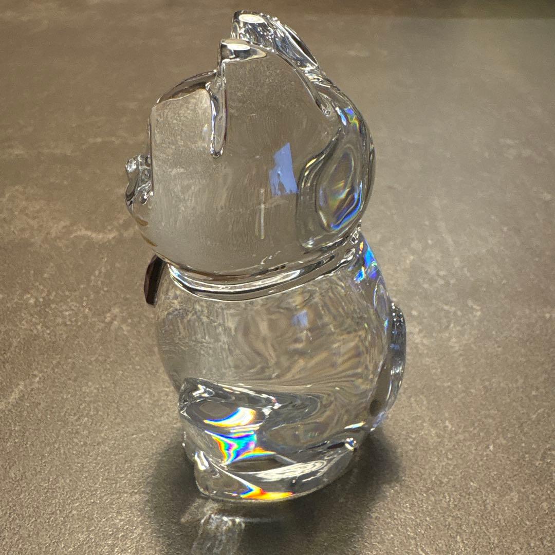 バカラ　招き猫　レッドオクトゴン