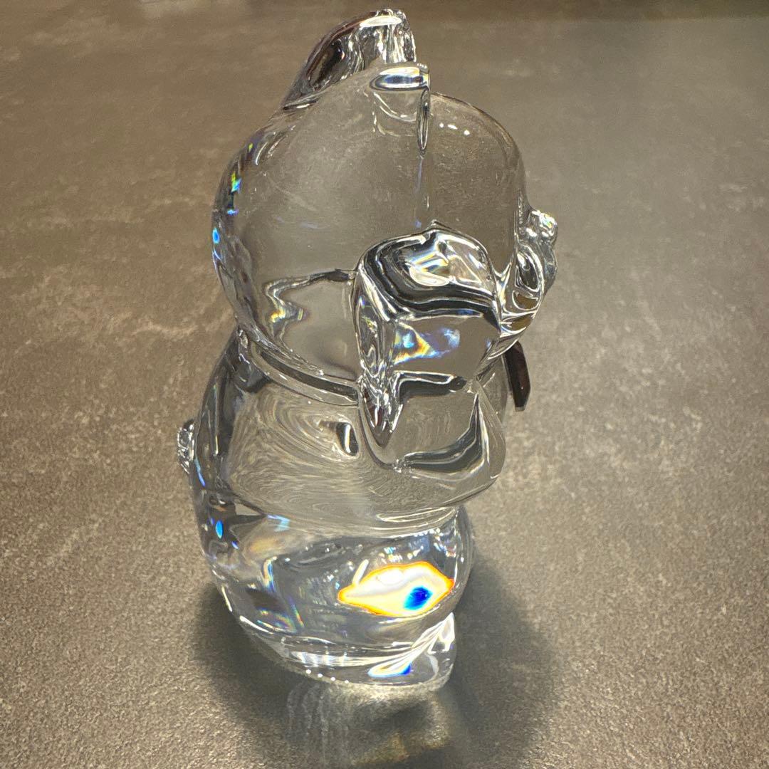 バカラ　招き猫　レッドオクトゴン