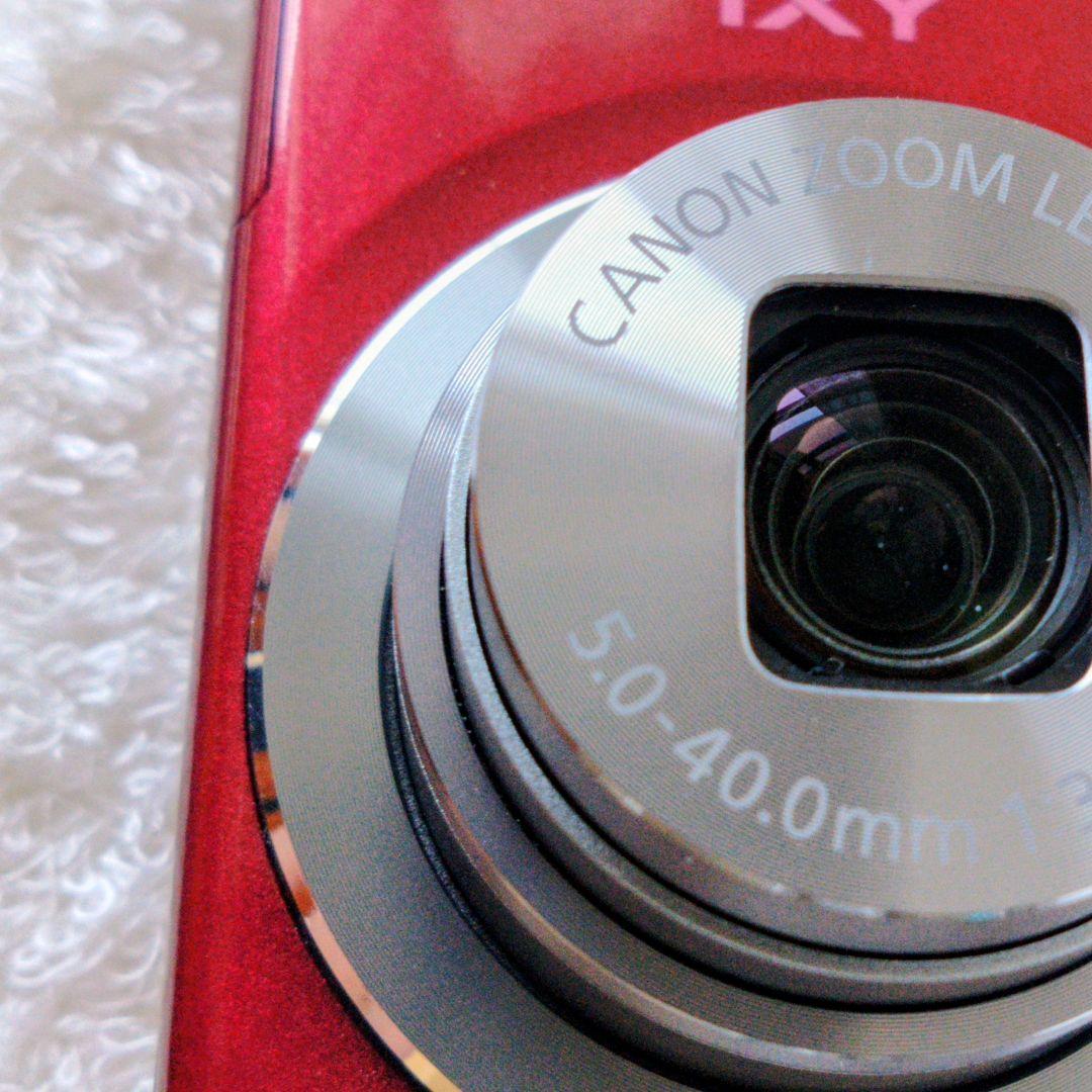 極美品 Canon IXY 120 レッド 元箱付 充電器 動作確認済