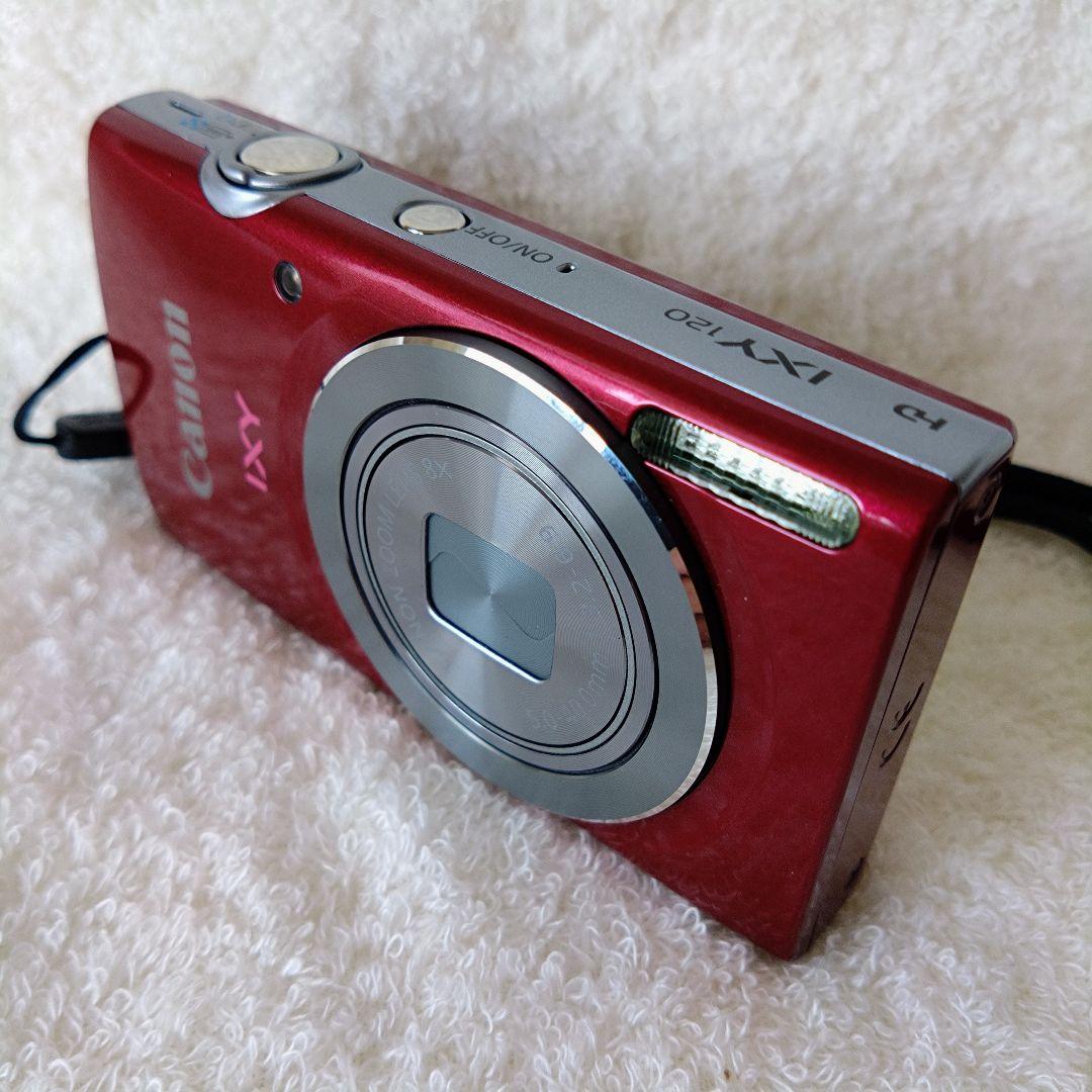 極美品 Canon IXY 120 レッド 元箱付 充電器 動作確認済