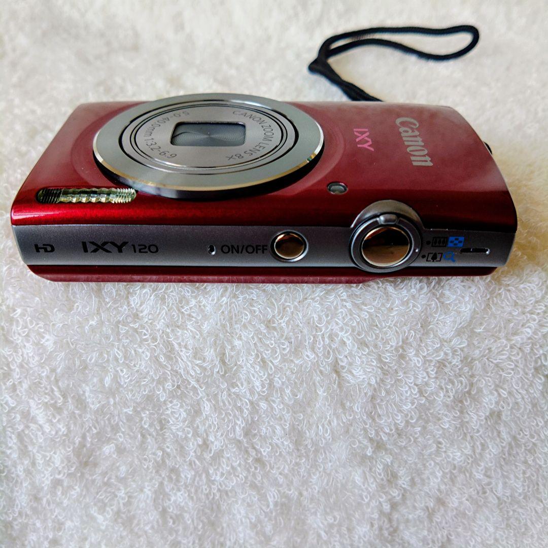 極美品 Canon IXY 120 レッド 元箱付 充電器 動作確認済