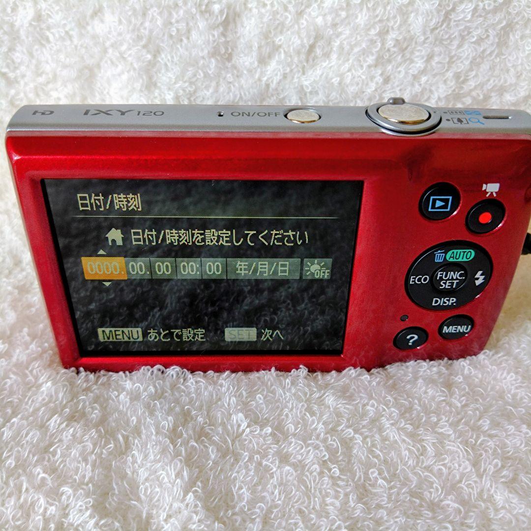 極美品 Canon IXY 120 レッド 元箱付 充電器 動作確認済