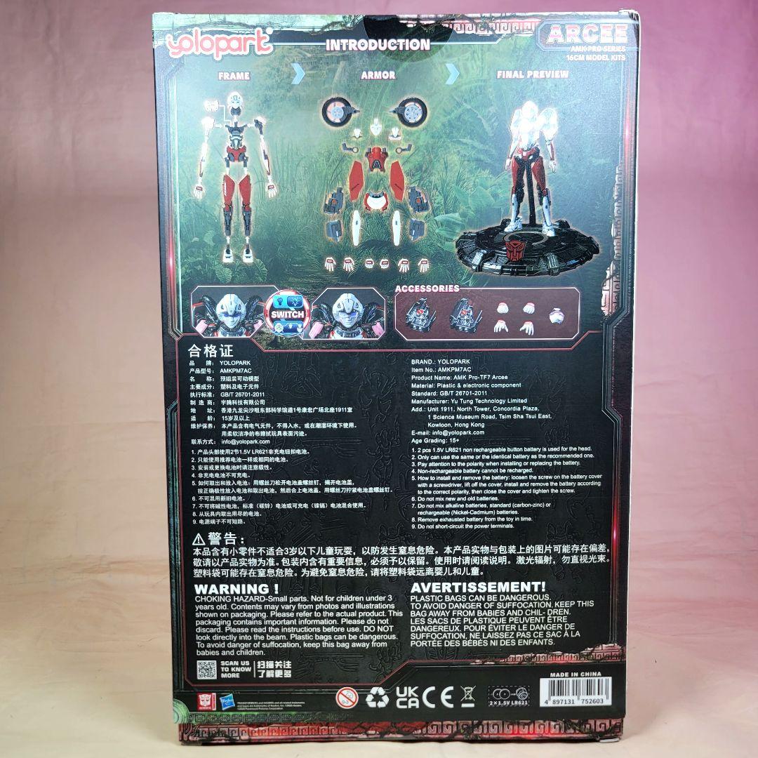 【YOLOPARK】新品 正規品 トランスフォーマー アーシー モデルキット
