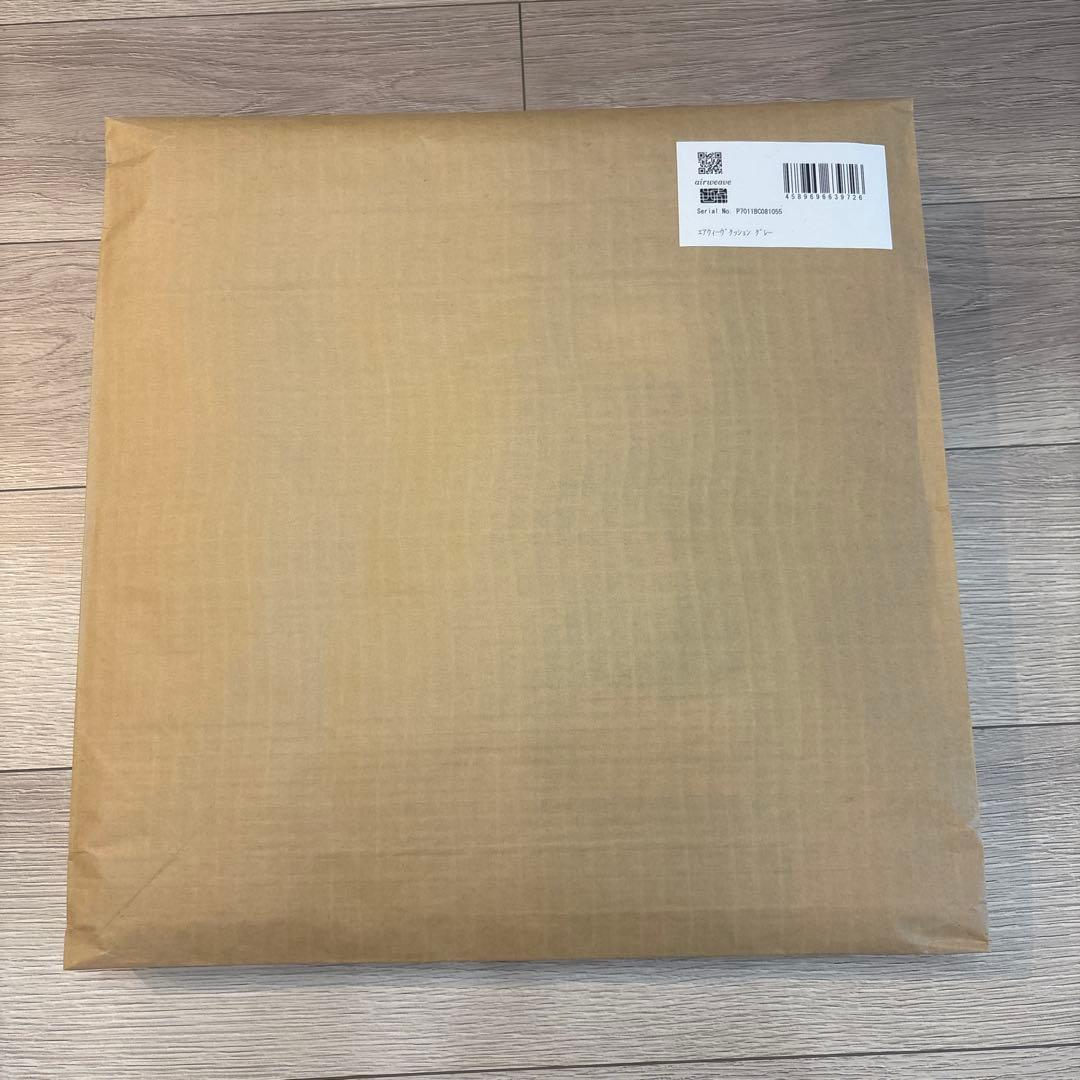 新品未開封エアウィーヴィクッション（カラーグレー）airweave