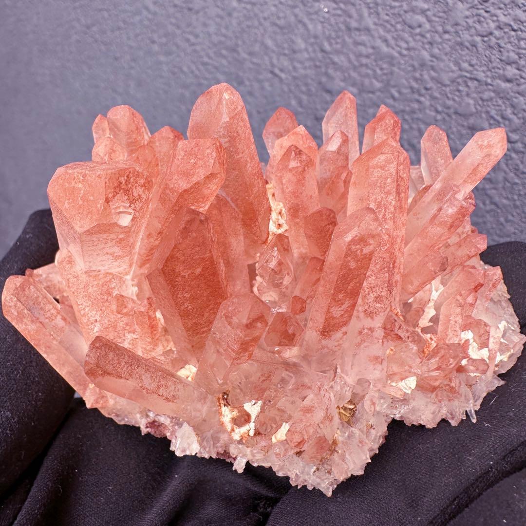 爆レア❗️浄化❗️超綺麗♡超強いパワー ピンク ヒマラヤ クラスター天然石A1613