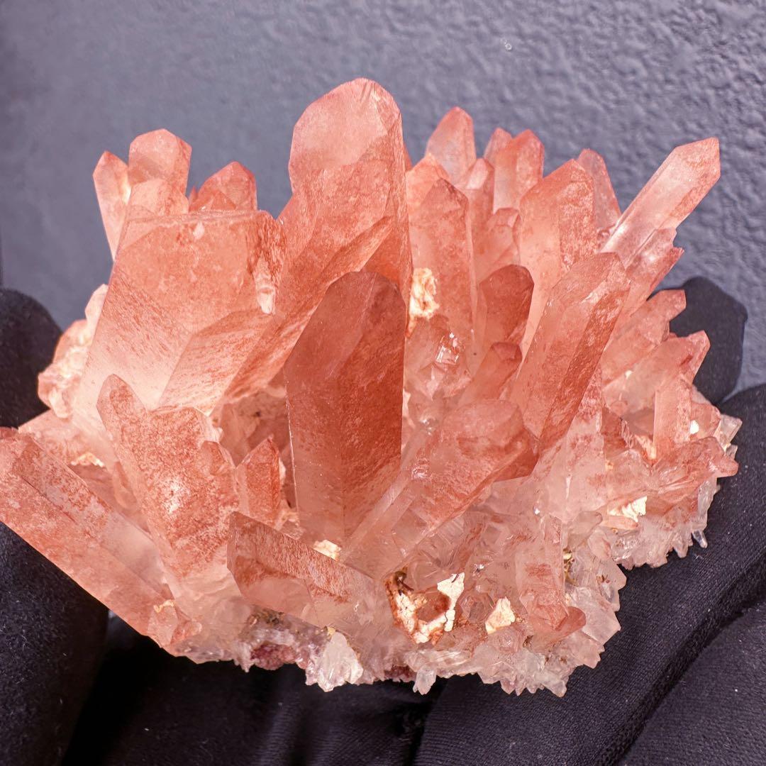 爆レア❗️浄化❗️超綺麗♡超強いパワー ピンク ヒマラヤ クラスター天然石A1613