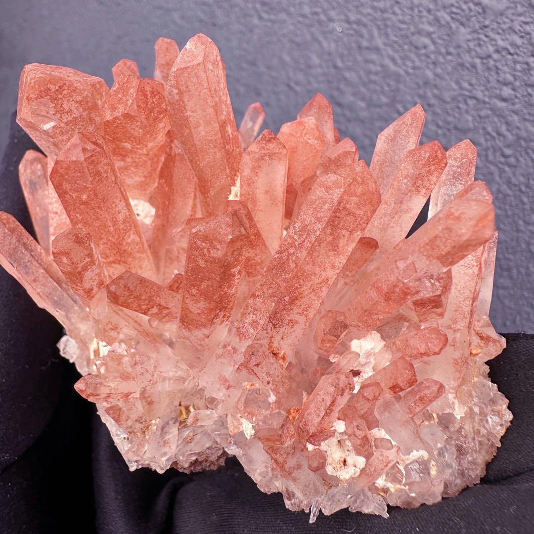 爆レア❗️浄化❗️超綺麗♡超強いパワー ピンク ヒマラヤ クラスター天然石A1613