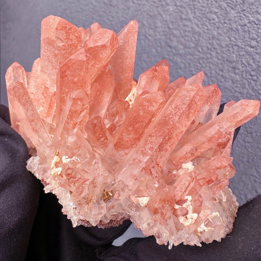 爆レア❗️浄化❗️超綺麗♡超強いパワー ピンク ヒマラヤ クラスター天然石A1613