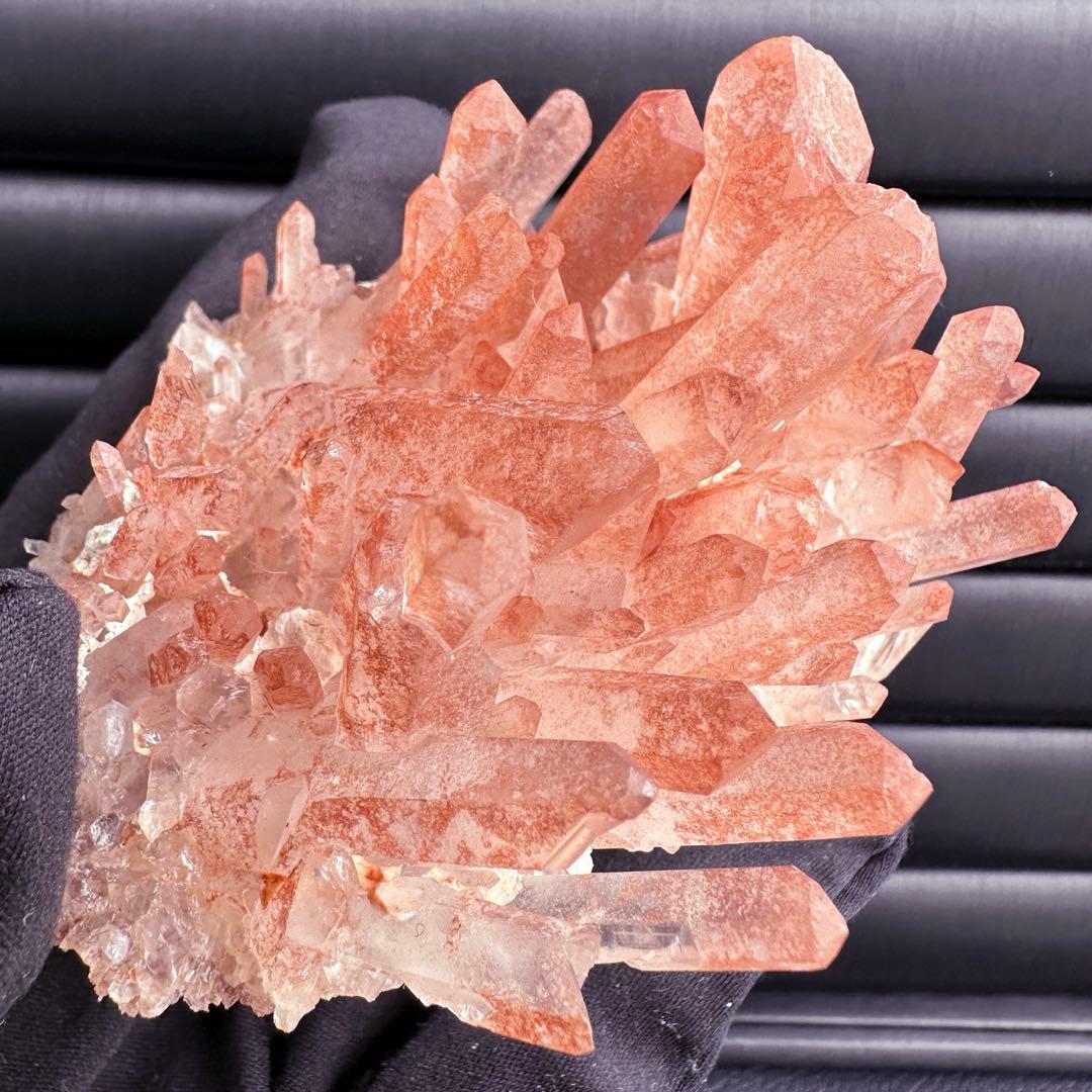 爆レア❗️浄化❗️超綺麗♡超強いパワー ピンク ヒマラヤ クラスター天然石A1613