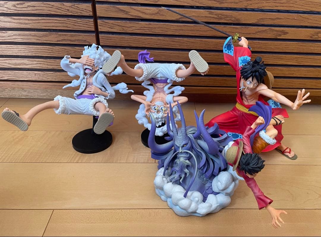 ワンピース　ルフィ　フィギュア　4つセット ONEPIECE ニカ ギア5