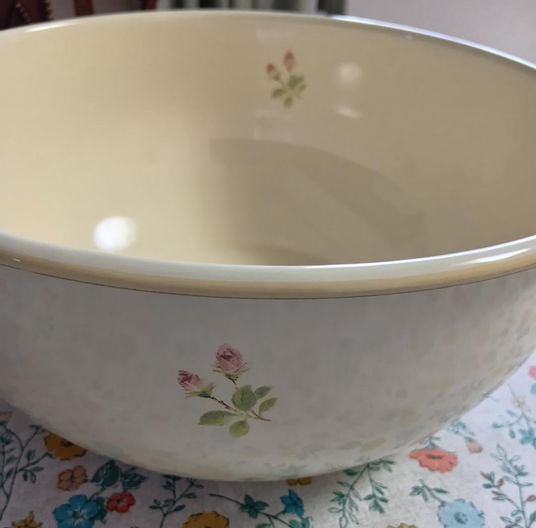 旧イマン 特大　ホーロー　ボウル　イザベラ　imane