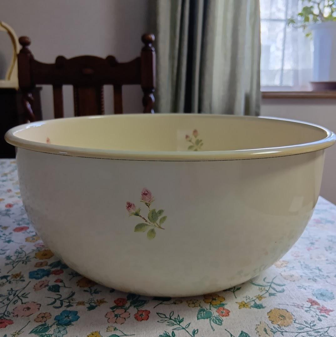 旧イマン 特大　ホーロー　ボウル　イザベラ　imane