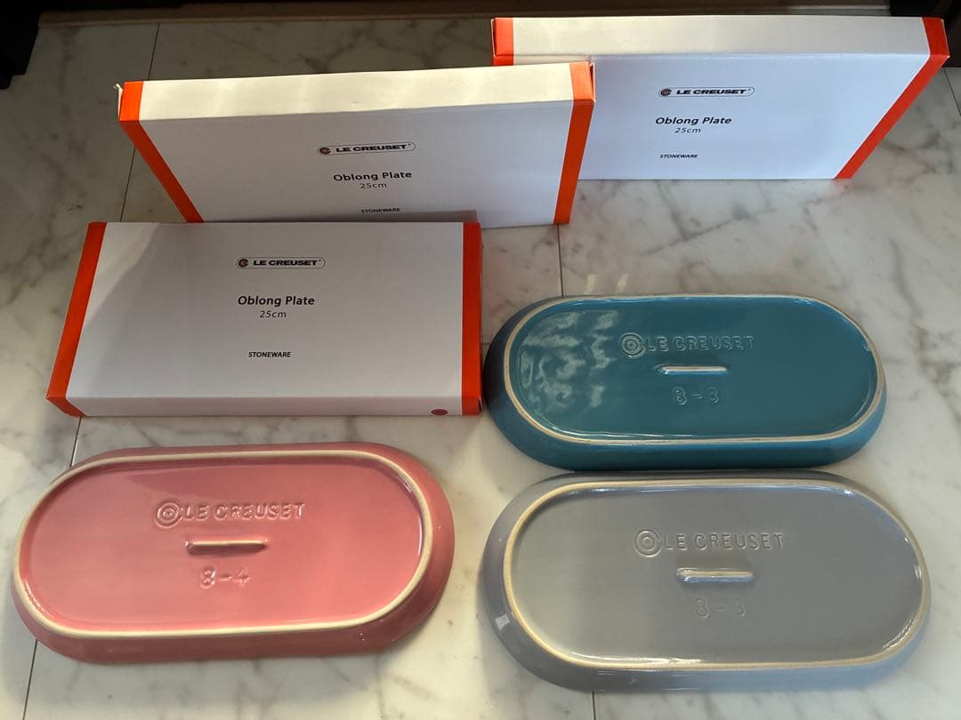 LE CREUSET ★オブロングプレート 25cm★3セット