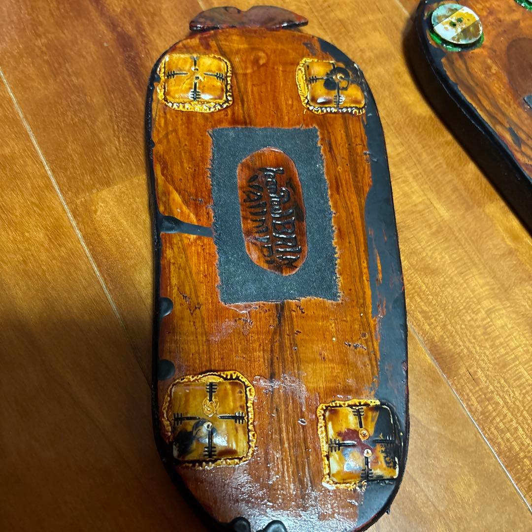 新品　未使用品　魚型木製プレートセット