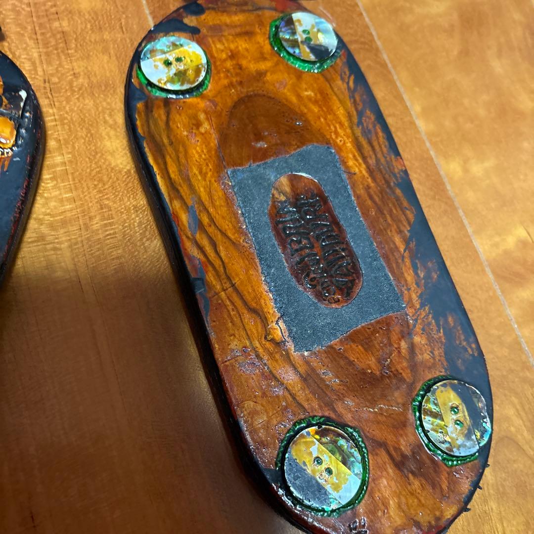 新品　未使用品　魚型木製プレートセット