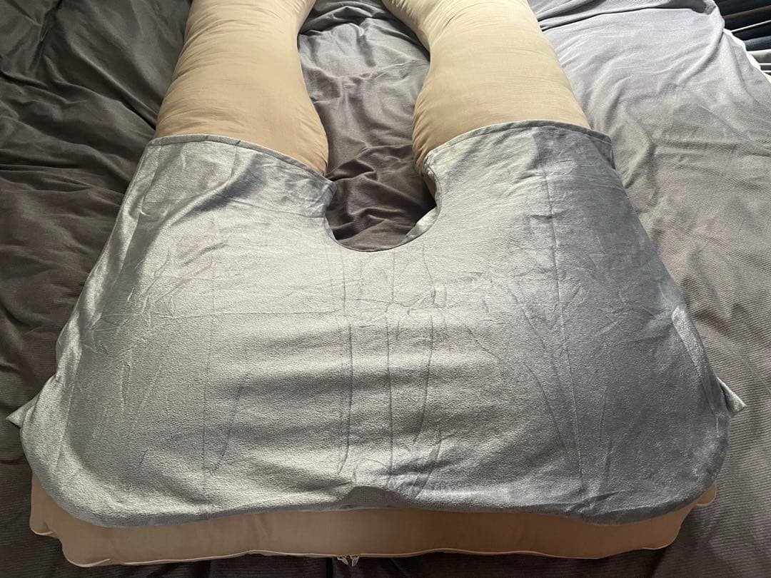 ハグモッチ 正規品 抱き枕 コットングレージュ