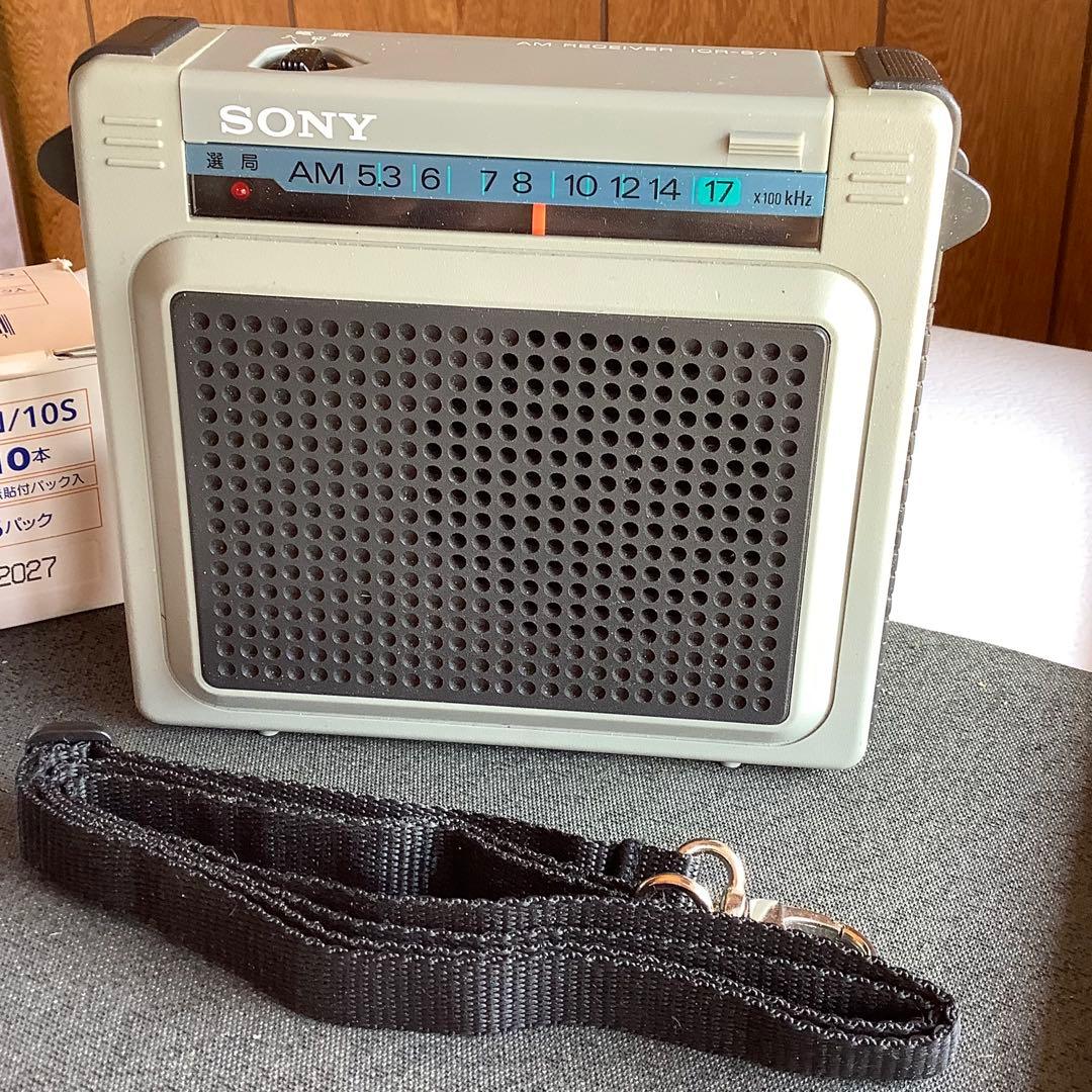SONY ラジオ　ICR-S71 通電済み動作確認済み