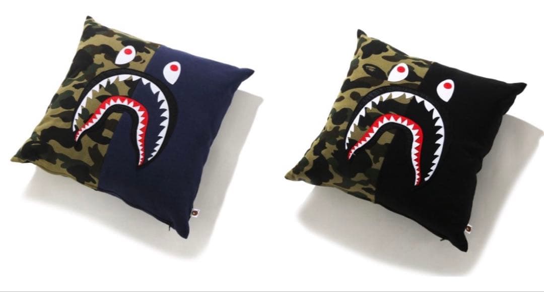 BAPE 1ST CAMO SHARK CUSHIONS クッション