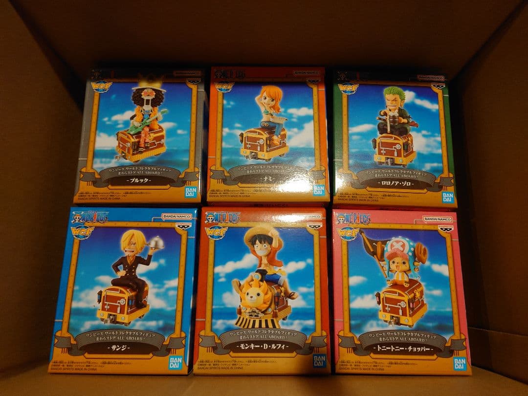 ワールドコレクタブルフィギュア 麦わらストア ALL ABOARD 10種セット