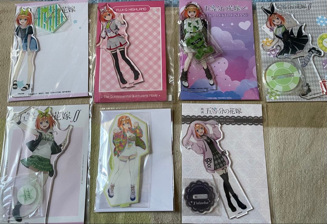 五等分の花嫁　中野四葉　アクリルスタンド　まとめ売り②