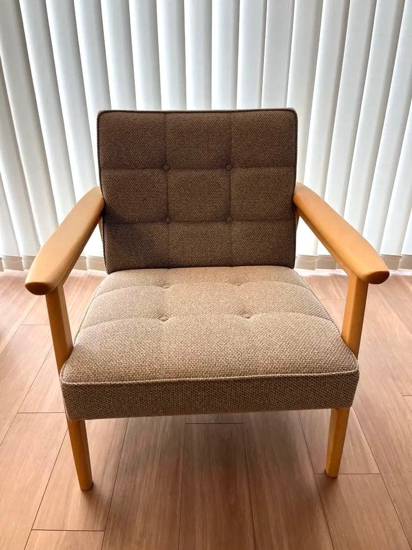 カリモク60 Kチェア（単品）　ミストグレー　1/2