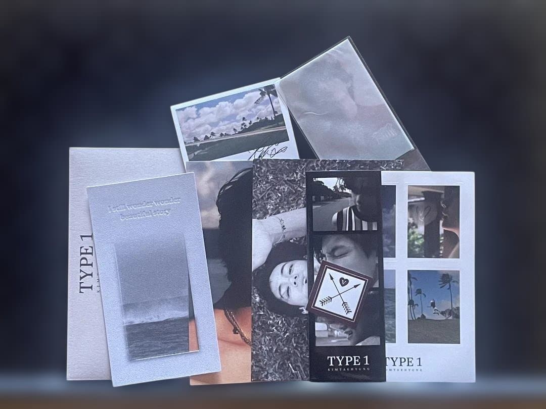 BTS V テテ TYPE 1 フォトブック JPFC特典付き