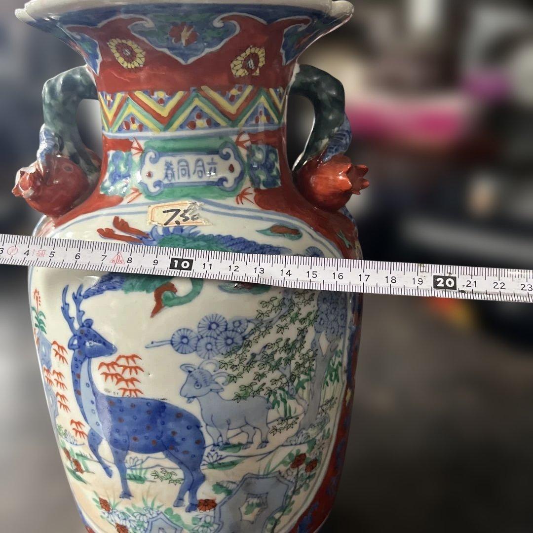 江戸時代花瓶、大名永楽（だいみょうえいらく）花瓶江戸時代、明治時代 、永楽和全