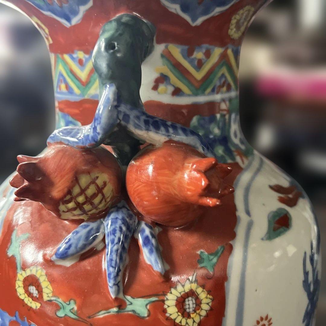 江戸時代花瓶、大名永楽（だいみょうえいらく）花瓶江戸時代、明治時代 、永楽和全