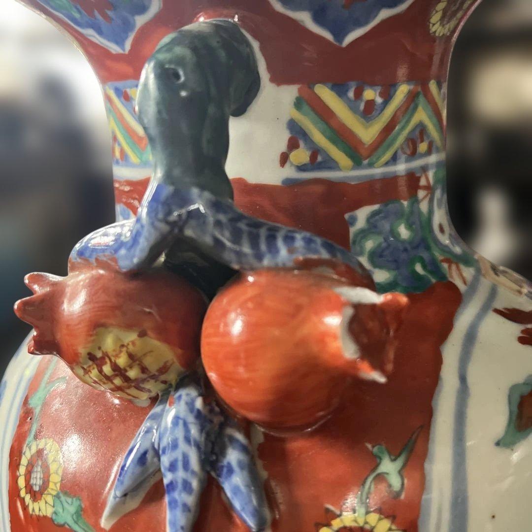 江戸時代花瓶、大名永楽（だいみょうえいらく）花瓶江戸時代、明治時代 、永楽和全